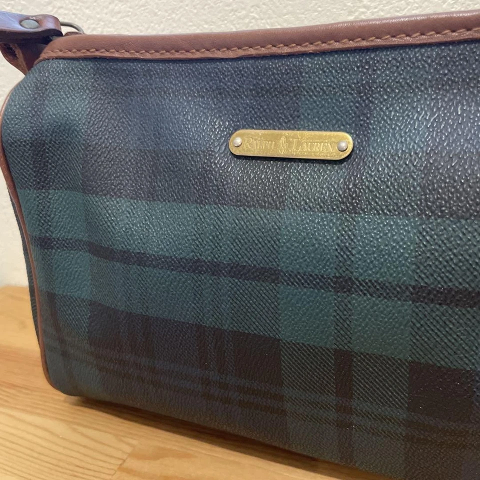 Polo Ralph Lauren Cosmetic Pouch Makeup Bag Organizer Small Accessories Case - Image 2 of 4