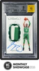 JAYSON TATUM BGS 9 2017-18 FLAWLESS VERTICAL G-U ROOKIE PATCH AUTO GREEN RC 1/5