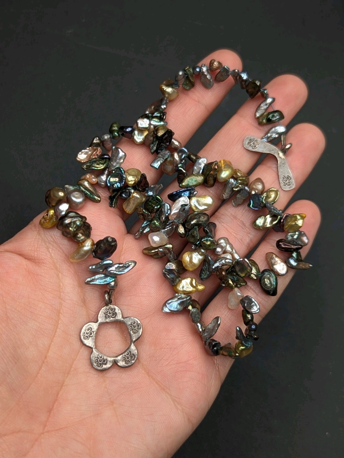 Sterling Silver Toggle Multicolor Unique Shaped K… - image 19