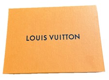 Louis Vuitton Orange Large Box EMPTY 14x 10  x 5  Magnetic Flap AUTHENTIC