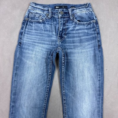BKE Buckle Jeans Mens 27x32 Blue Alec Denim Pants Faded Stretch Washed Out Work