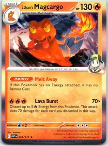 Ethan's Magcargo 024/217 Holo Rare Ascended Heroes