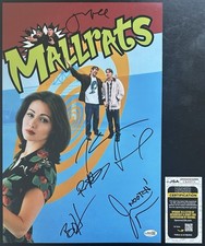 KEVIN SMITH & JASON MEWES +3 SIGNED MALLRATS 12X18 MOVIE POSTER JSA COA