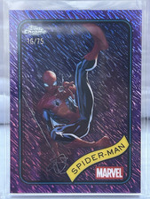 2025 Topps Chrome Marvel Spider-Man #101 Purple Serial Numbered 16/75 🕷️ 🔥