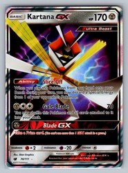 Kartana GX 70/111 Crimson Invasion Holo Ultra Rare