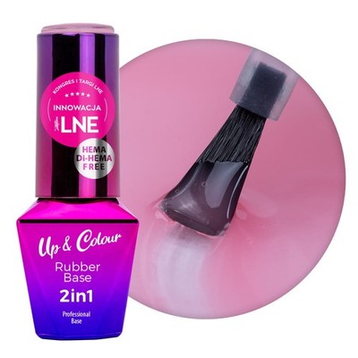 Rubber Base 2in1 Up&Colour MollyLac Candy Blush HEMA/Di-HEMA frei 10 g Nr. 3