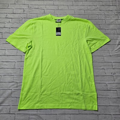 Urban Classics Men's Tall Tee Oversized Short Sleeves T-Shirt Size S Green