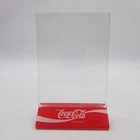 Vintage COCA COLA 4" x 6" Upright Sign Holders Menu Frame Top Load Table Tent