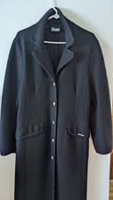 Women's Long Black Coat/wool
