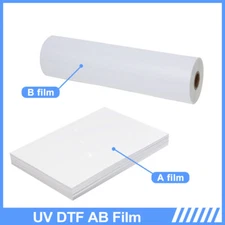 A3 UV DTF AB Film Printer Direct Printing to A film to Plastic Silicone Metal 