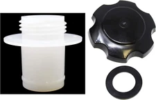 Aftermarket Kawasaki Jet Ski Gas Cap, Gasket & White Fuel Tank Filler Neck Ki...