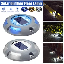 1/2/4x Solar Driveway Deck Lights LED Garden Ground Road Pathway Driveway Light