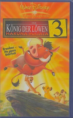 Disney-Der König der Löwen 3 - Hakuna Matata - VHS- Deutsch - Bild 1 von 2