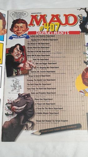 Australian Mad Magazine #407 Michael Jackson Cover 2004 -Michael Speaks Out! VGC - Picture 6 of 7