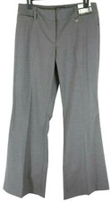 New York Co Womens Ladies Gray City Stretch Flare Leg Dress Pants Size 8 NEW