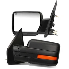 Auto Dynasty Towing Mirrors Compatible with Ford F150 2004-2014, Driver Left