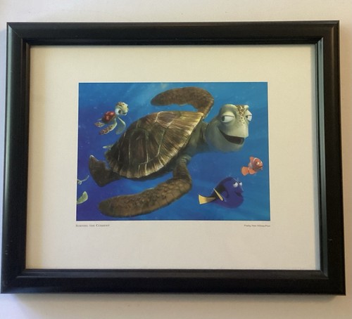 Set Of 2 Finding Nemo-Pixar Framed Prints, Finding Nemo & Surfing The Current - Picture 2 of 9