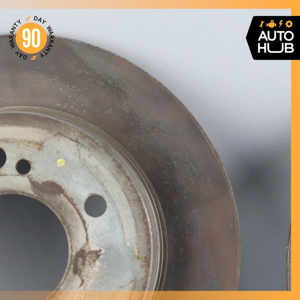 97-04 Mercedes R171 SLK280 SLK230 rotor de freio traseiro esquerdo e direito conjunto fabricante de equipamento original - Imagem 4 de 4