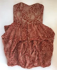 NWT Women's French Connection Strapless Wonder Flower Dress-Retail $228