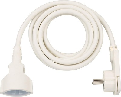 Brennenstuhl High-quality Plastic Extension Cable with flat plug.