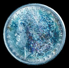 MORGAN DOLLAR CC SILVER COIN ~ Unique Die Break ~ CARSON CITY 1890