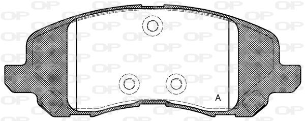 Plaquette de frein Dodge Caliber 2.0 et Jeep Compass 2.0 CRD 4X4 - Kit de freinage avant