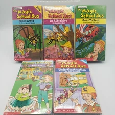 Vintage The Magic School Bus Lot of 5 VHS Sealed New