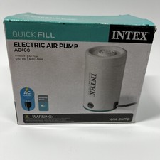 Quick Fill Electric Air Pump by Intex Inflate Deflate for Floats and Mattresses