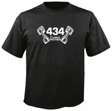 434 Cubic Inches T-shirt W Pistons S-3x Small Block Chevy Stroker Sbc
