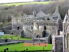 PHOTO  WELSH COAST THE BISHOPS PALACE CATHEDRAL CLOSE ST DAVIDS. STARTED ABOUT 1