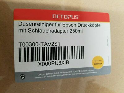 nozzle cleaner, print head cleaner for Epsonprint heads with hose adapter 250 ml