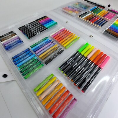 Creatology Art Set for Kids 100 pieces Markers Color Pencils Watercolors Crayons