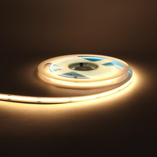 FOB COB LED Strip 12V 24V Flexible 5mm 8mm Width Light Blue White Red Green - Picture 8 of 12