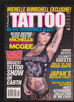 5 LOT  TATTOO MAGAZINES FLORIDA EXPO INKED LIFE ENERGY REVUE MICHELLE MCGEE