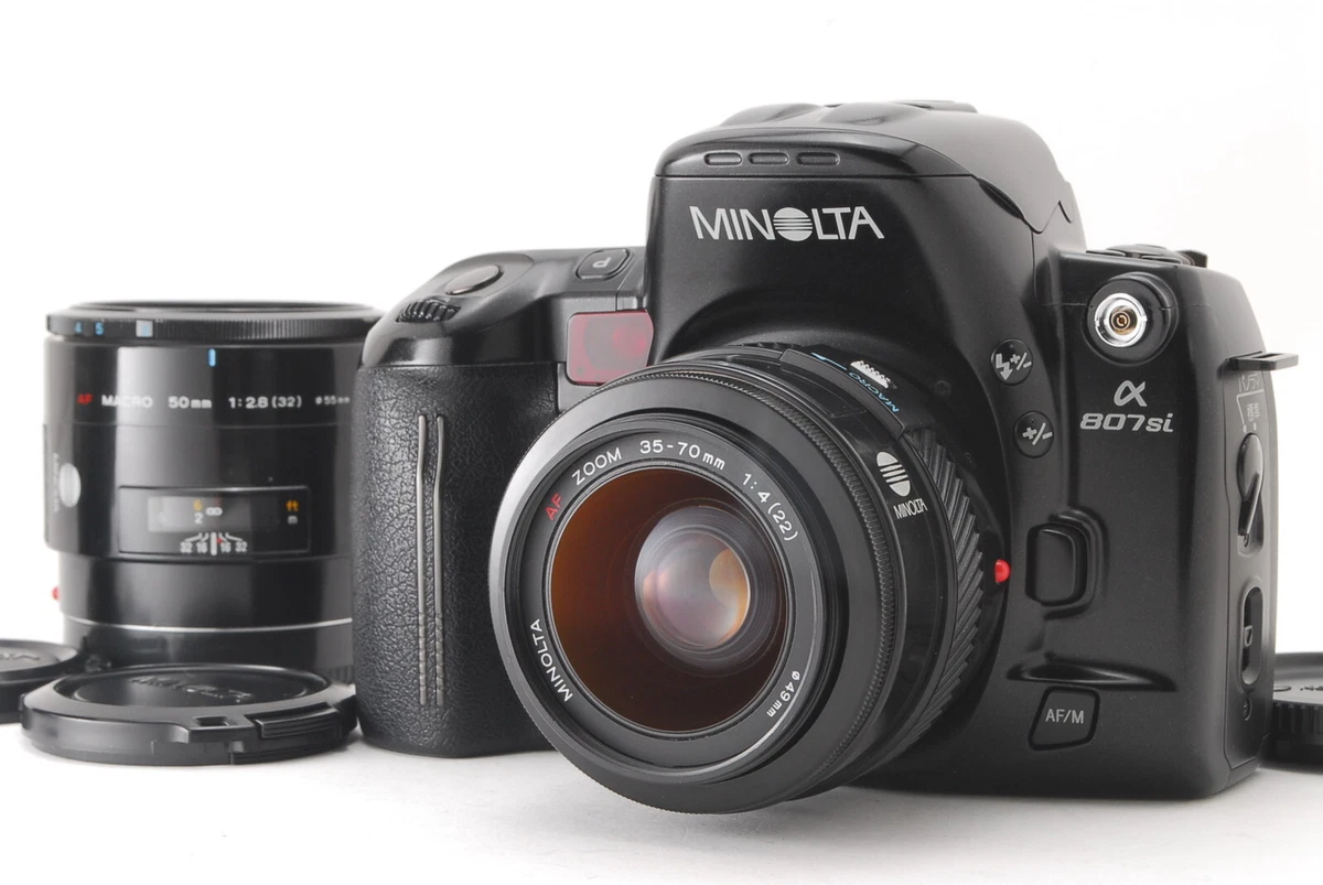 Read [Near MINT] Minolta Maxxum α 807si AF Camera + 2 AF Macro Lenses From  JAPAN