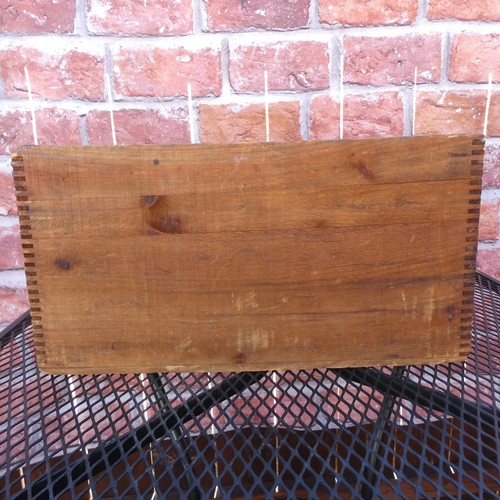 VTG DUPONT HI VELOCITY GELATIN DYNAMITE 50LBS EXPLOSIVES WOODEN BOX