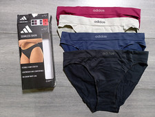 Adidas Seamless Bikini 4 Pairs Adult Womens Medium No-Show Panty Line
