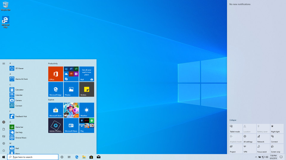Desktop PC con SSD, 8GB RAM e monitor 22'' foto 3