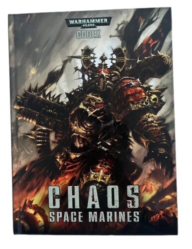 Warhammer 40 K Codex: Chaos Space Marines Rule Book Hardcover Gry Warsztat - Zdjęcie 1 z 3