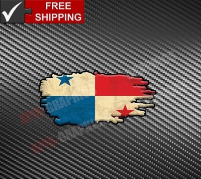Panama Country Flag Vinyl Decal Bumper Sticker Car Truck SUV Tablet Toolbox #C