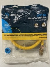 Eastman 1/2 OD Gas Dryer Connector 48  Length