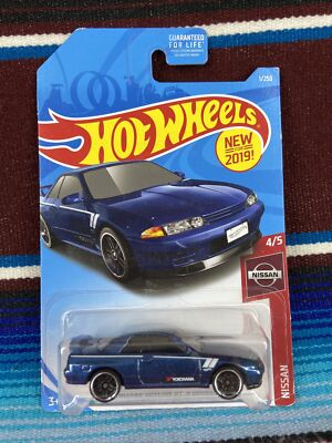 Hot Wheels 2019 Nissan Skyline GT-R BNR32 R32 Blue #1/250 #4/5 New