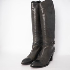 Stivaletti al ginocchio BUTTERO da donna in pelle marrone taglia US 8 UK 5,5 EU 38,5