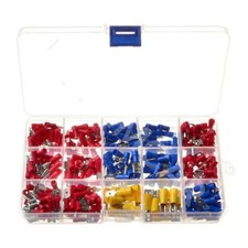 280x Kit Surtido Conector Cable Eléctrico Aislado Terminal Crimpado Pala Coche