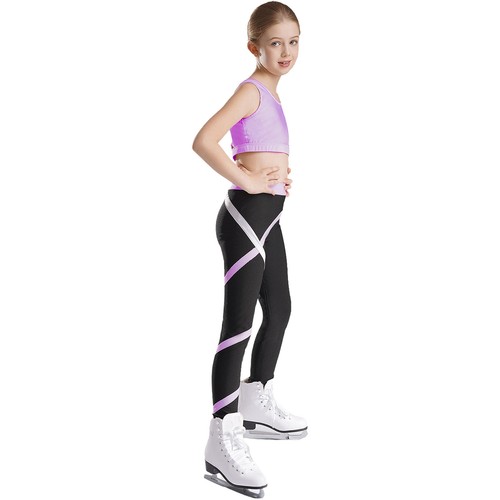 Kids Girl's Tracksuit Fitness Sweatsuit Yoga Vest And Trousers Teen Cycling - Picture 18 of 31