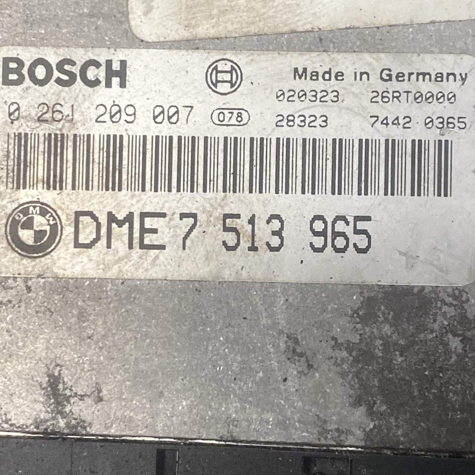BMW 318ti E46 2004 unidad de control del motor ecu dme 7513965 0261209007 bosch #4 Foto 2 de 3