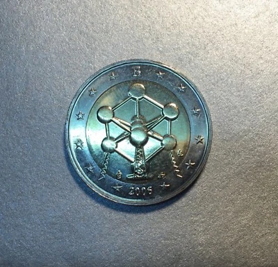 2 EURO 2006 BELGIQUE " REOUVERTURE de L'ATOMIUM " - Photo 1/2
