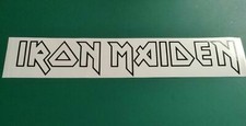 Iron Maiden logo LARGE 60cm wide - Caravan/Car/Camper/Van Decal Sticker