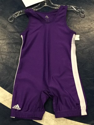 purple wrestling singlet