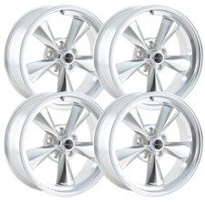 Set-4 Ridler 675 15x7 5x114.3 0mm Polished Wheels Rims 15 Inch
